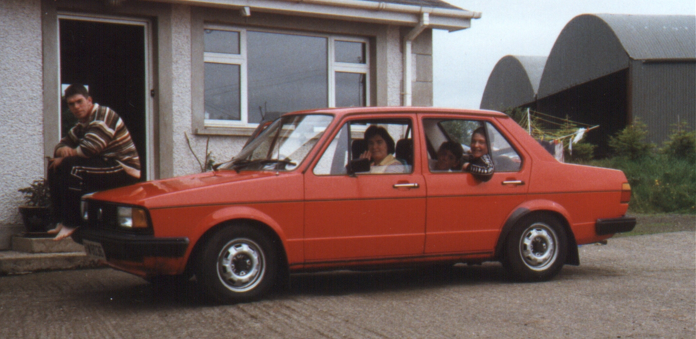 VW Jetta Mk1 Mars Red